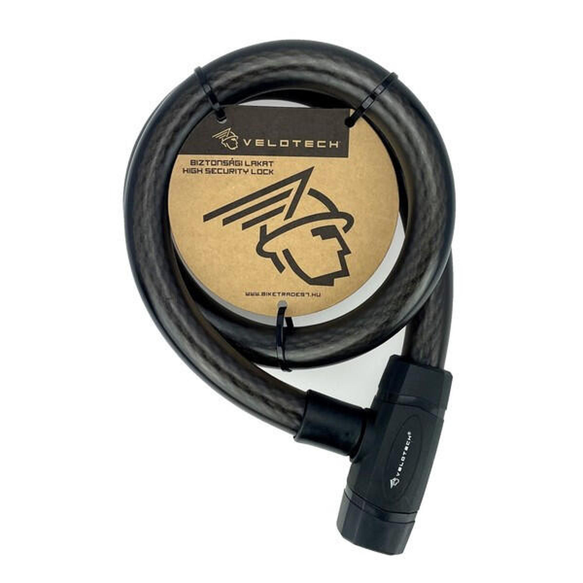 Zamek rowerowy pleciony Velotech 2 5x100 cm