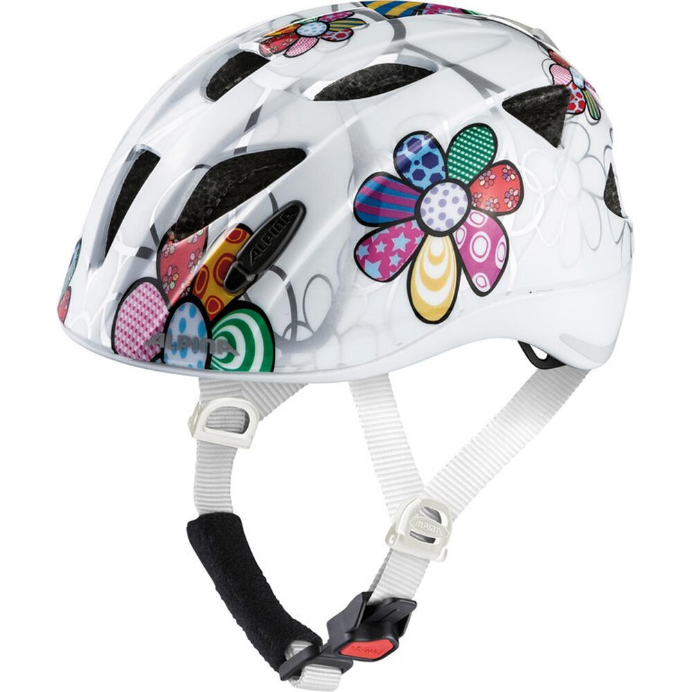Kinder-Helm Ximo Flash biały kwiat