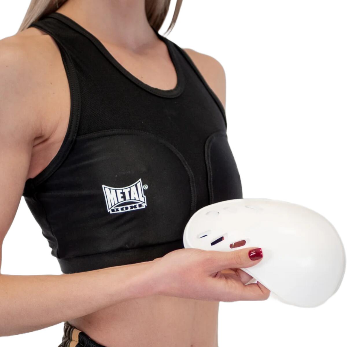 Biustonosz z miseczkami Metal Boxe