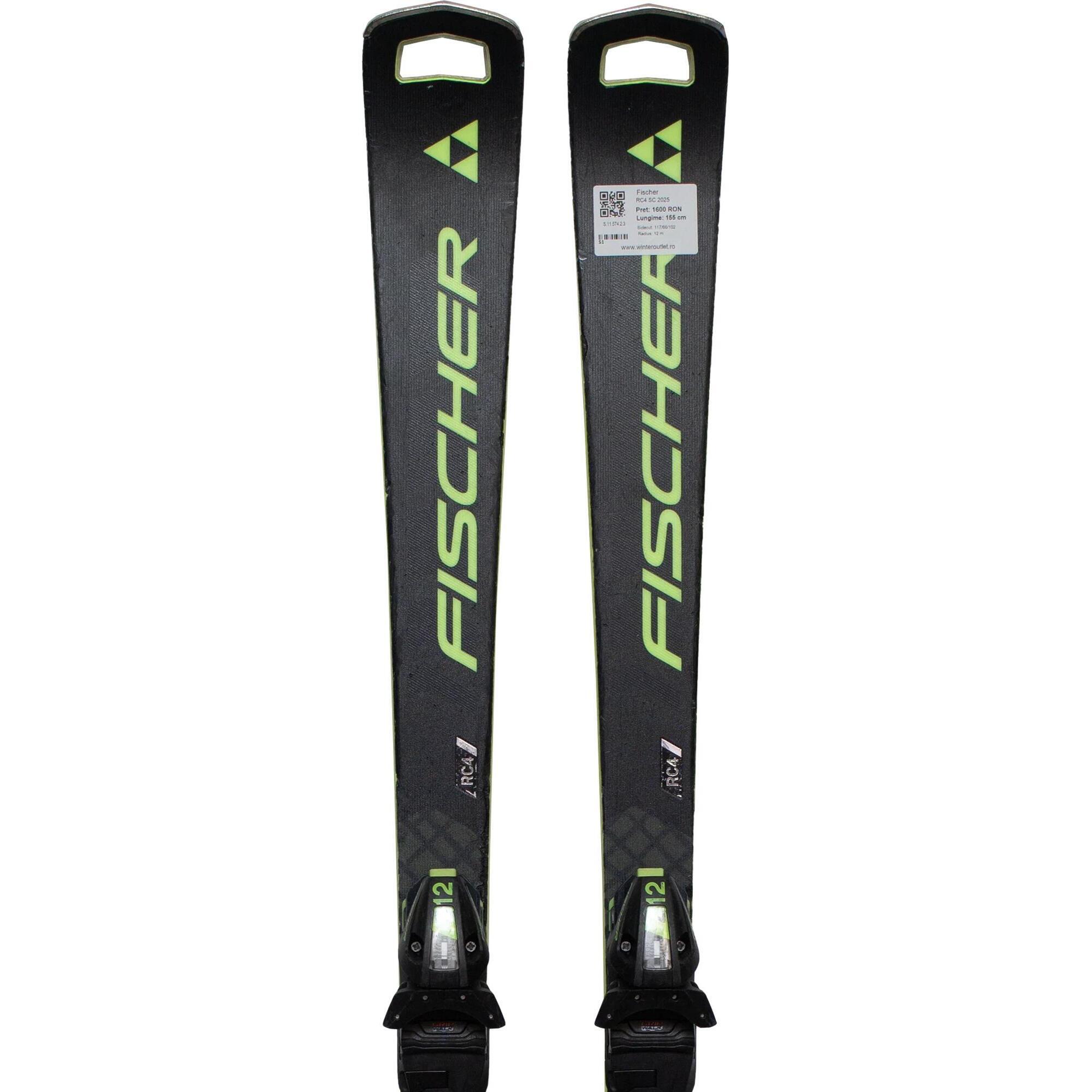 Second Life- Narty FISCHER RC4 SC 2025 160 cm- Stan dobry