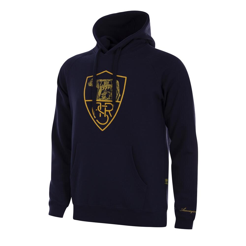 Bluza z kapturem AS Roma Heritage Niebieski