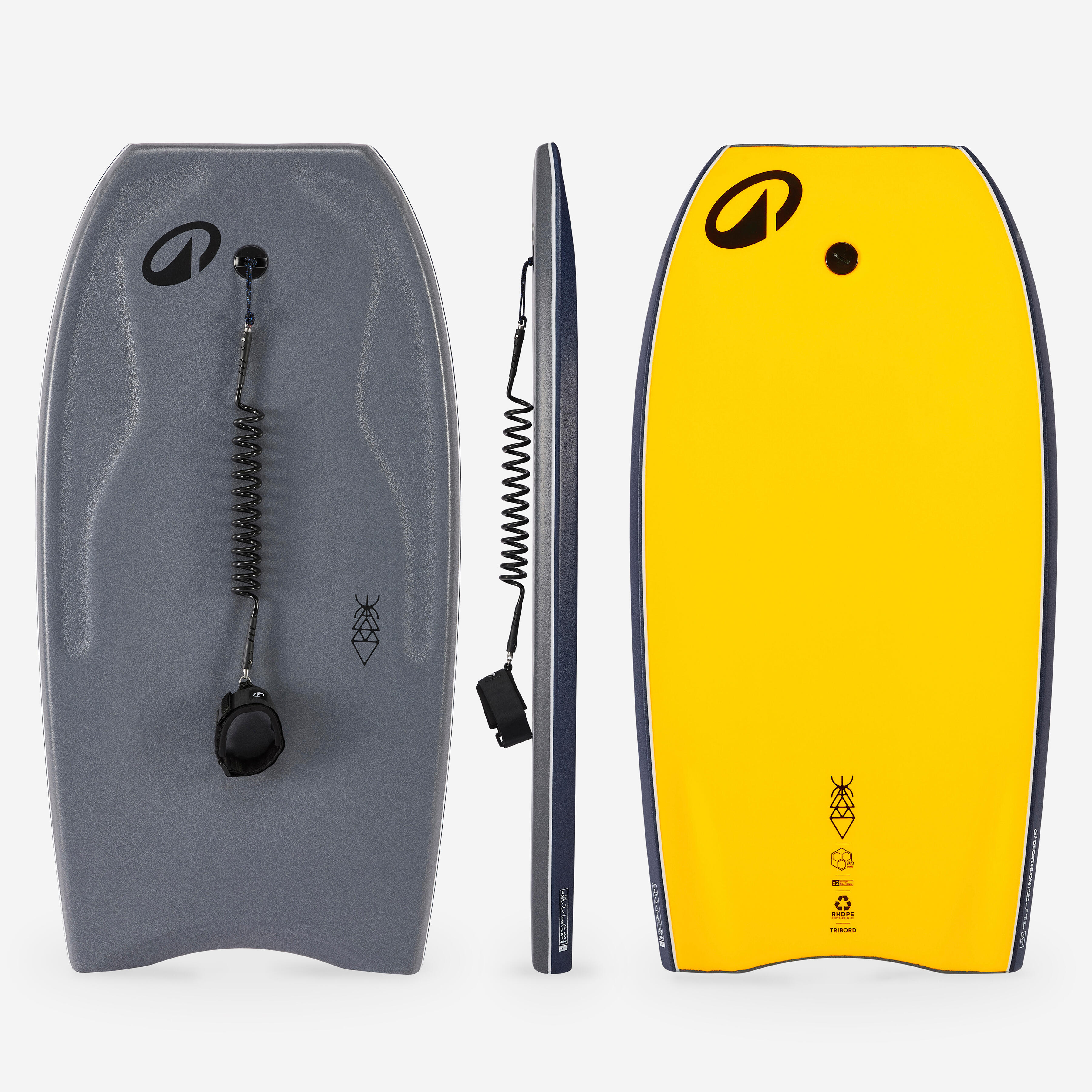 Deska bodyboard Olaian 500 podwójny stringer