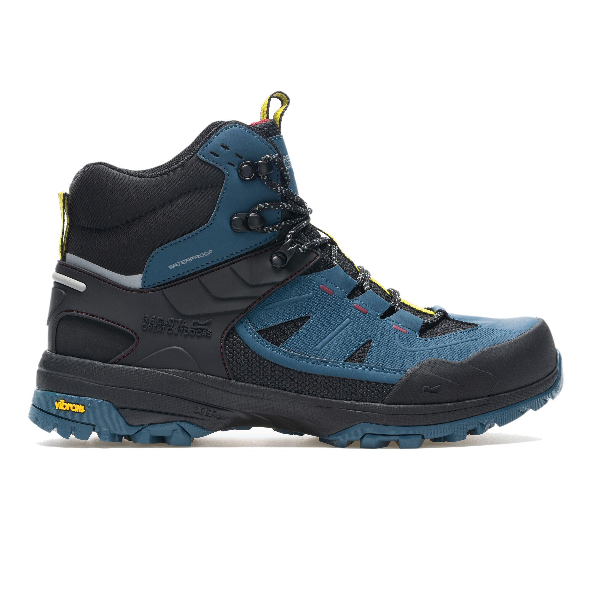 Buty męskie trekkingowe wysokie z membraną Regen Vibram