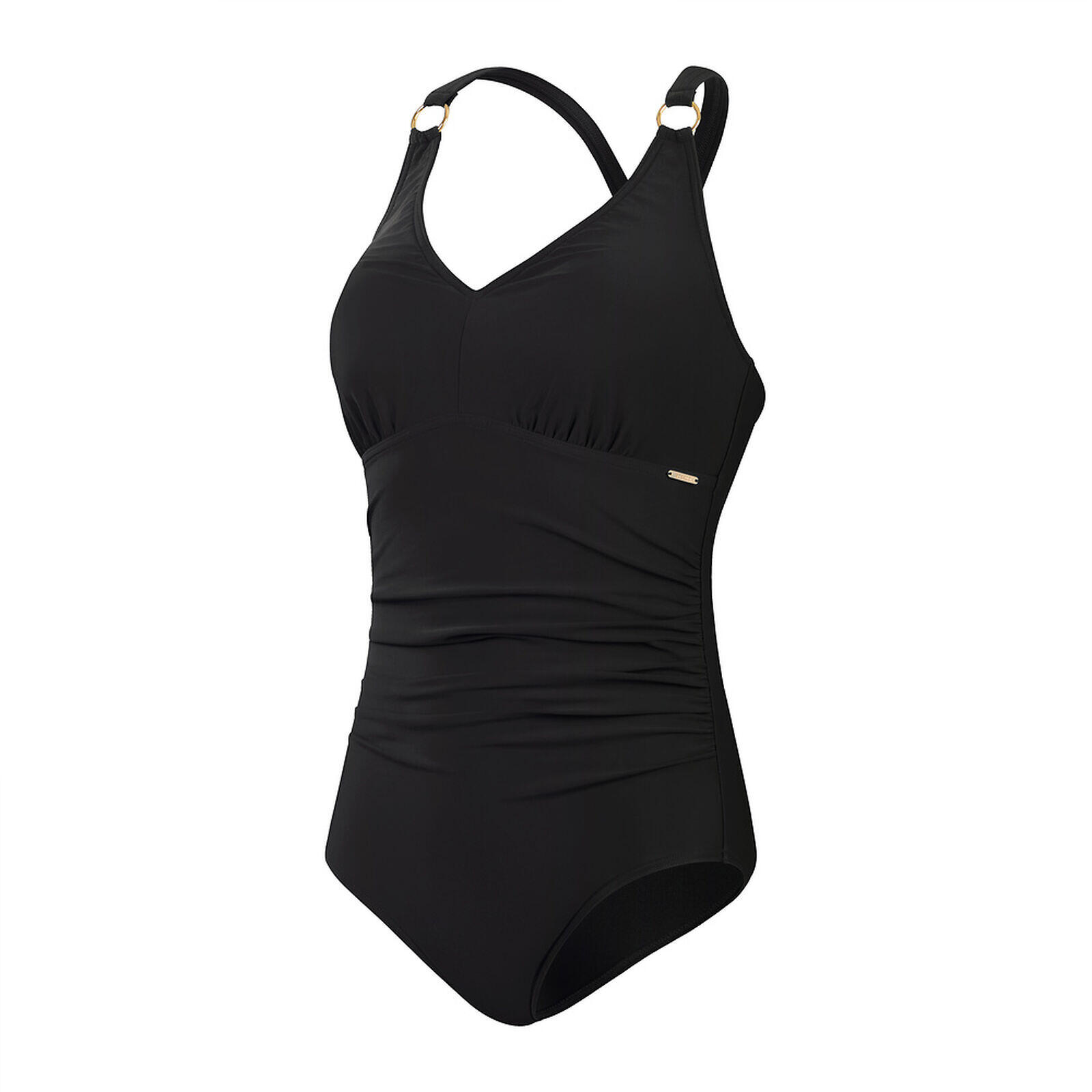 Damski 1-częściowy kostium kąpielowy z dekoltem w szpic Speedo Eco