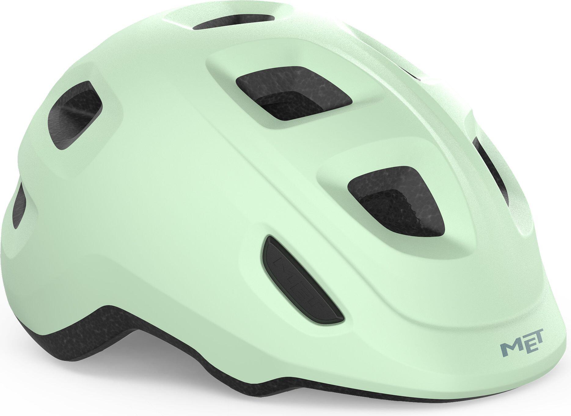 Kask rowerowy MET Hooray dla dzieci Frosty Green 52-55cm (mały)