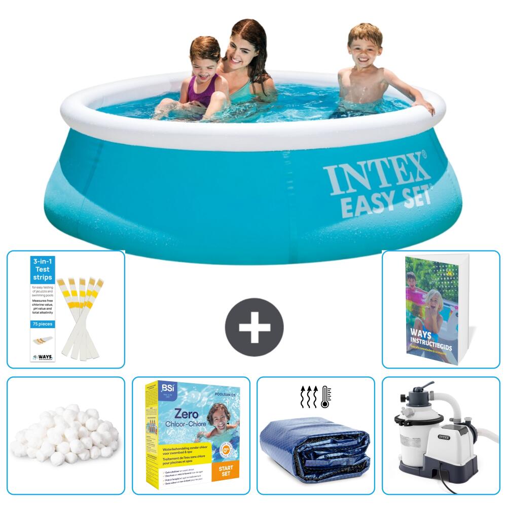 INTEX Basen Easy Set Okrągły - 183x51 cm - 7-częściowy S75