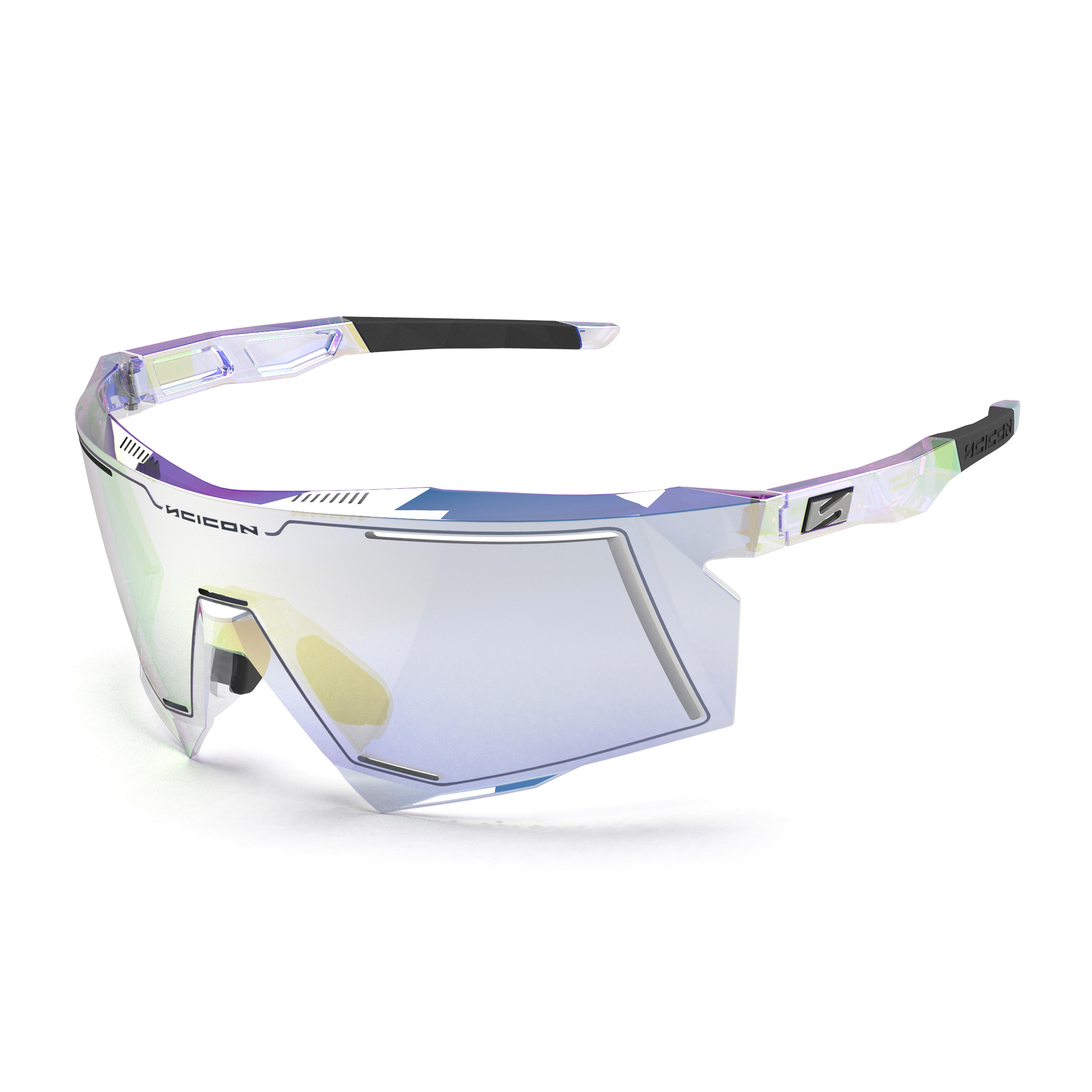 Przezroczyste sportowe okulary Aerostorm