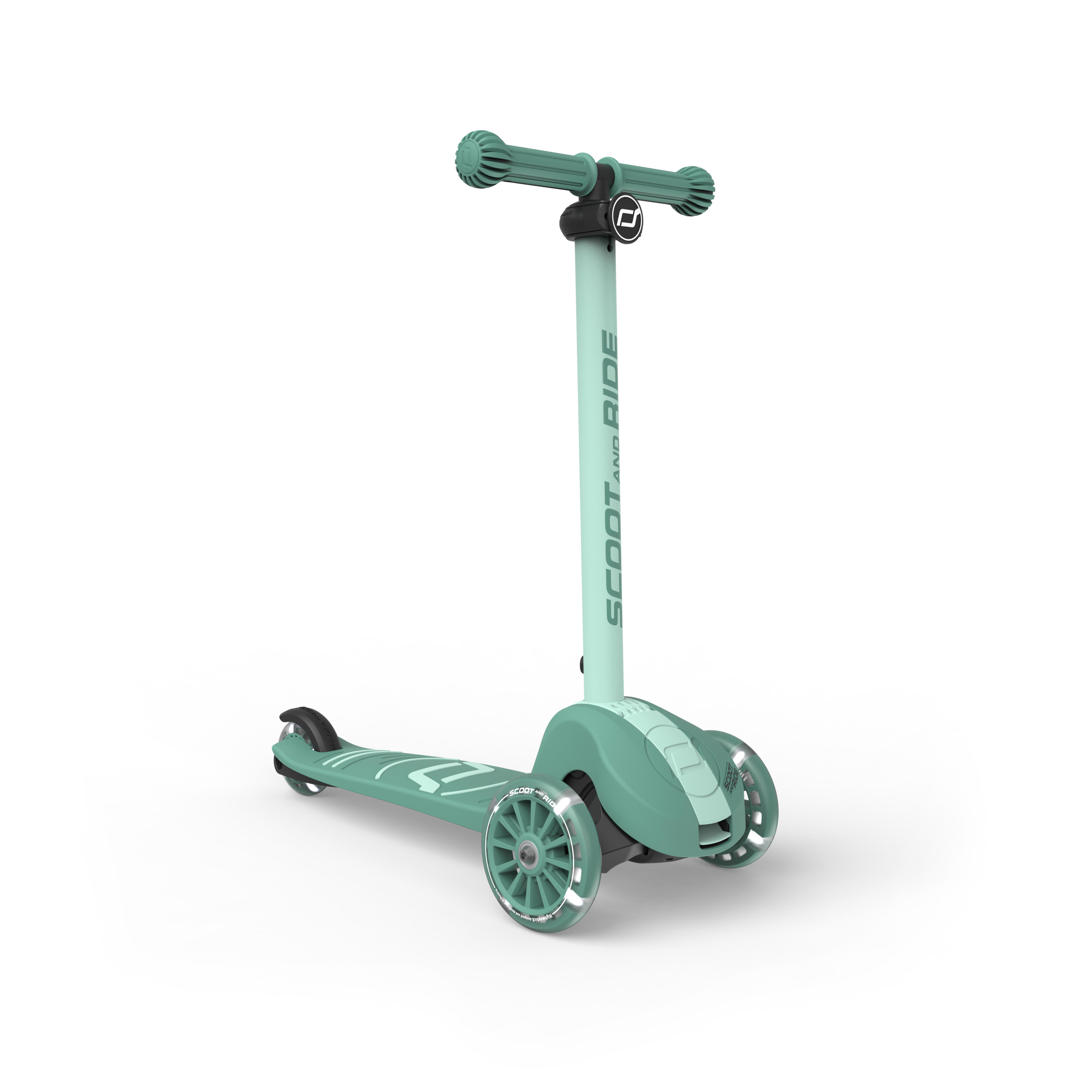 Hulajnoga 2w1 Scootandride Highwaykick 3S z kółkami LED Forest