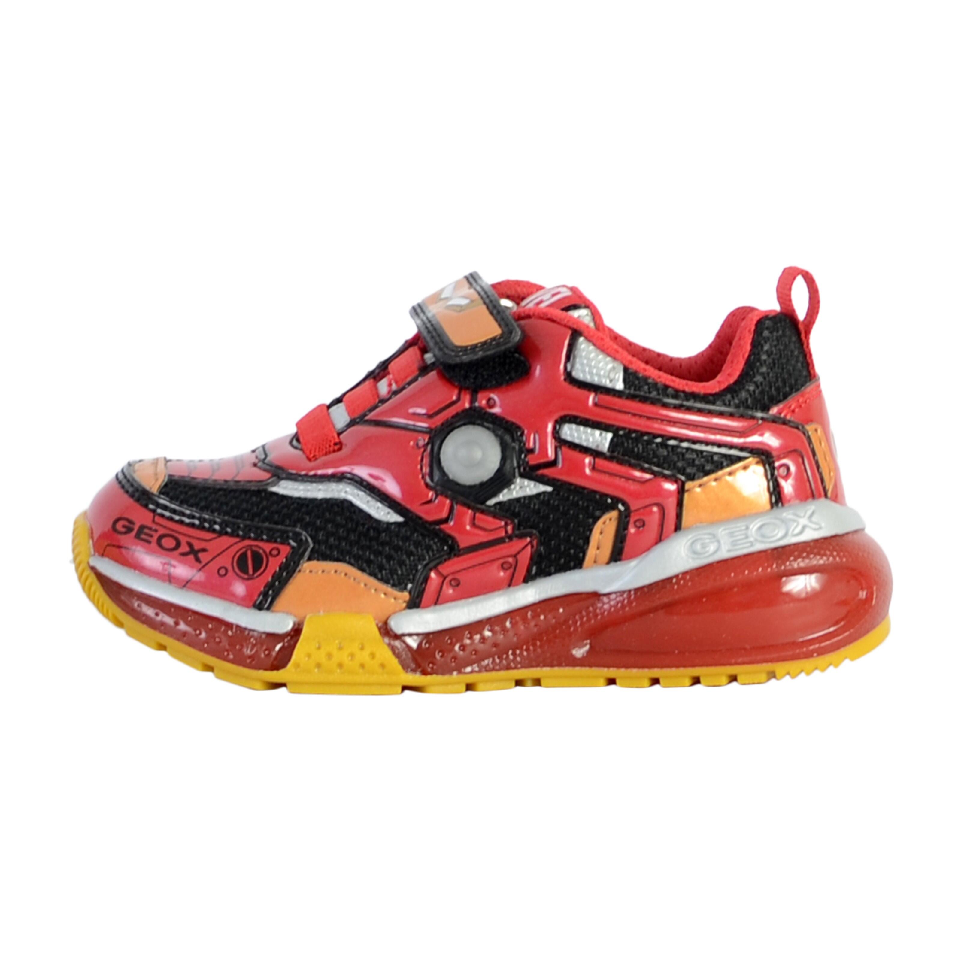 Buty GEOX J BAYONYC BOY C Czerwony