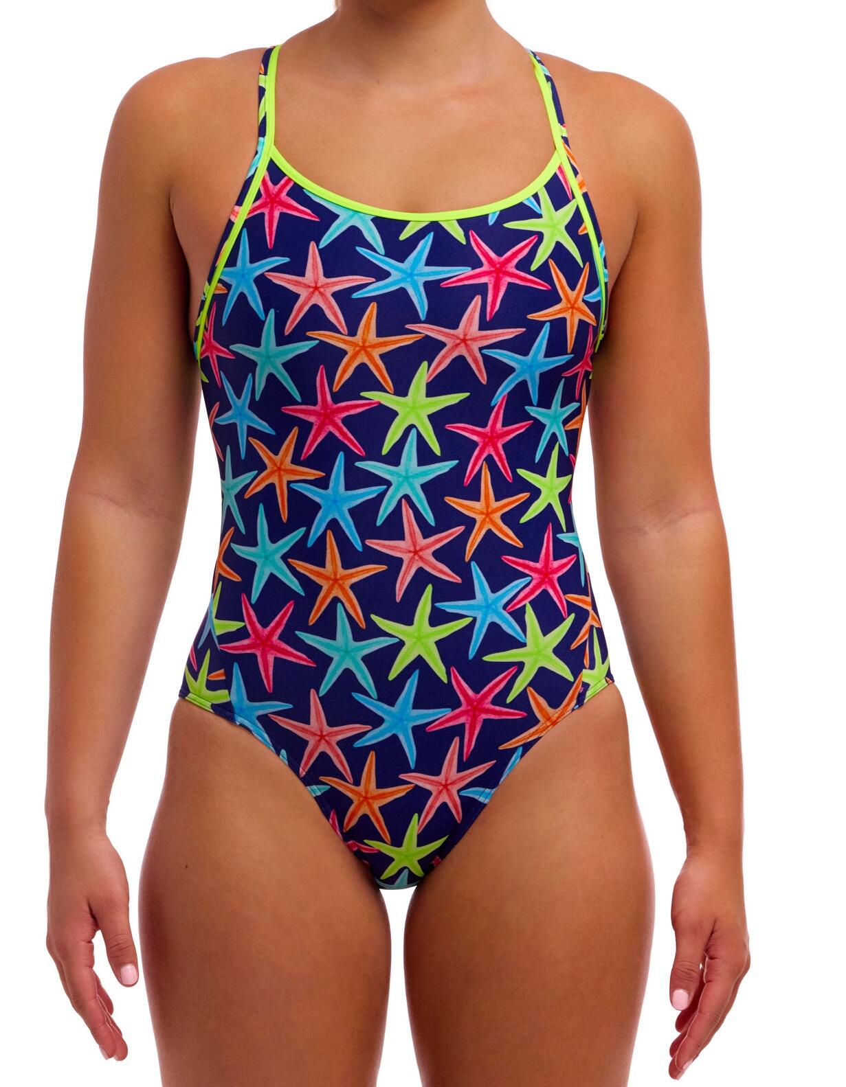 Strój do pływania menstruacyjny FUNKITA Starry Night - Diamond Secure