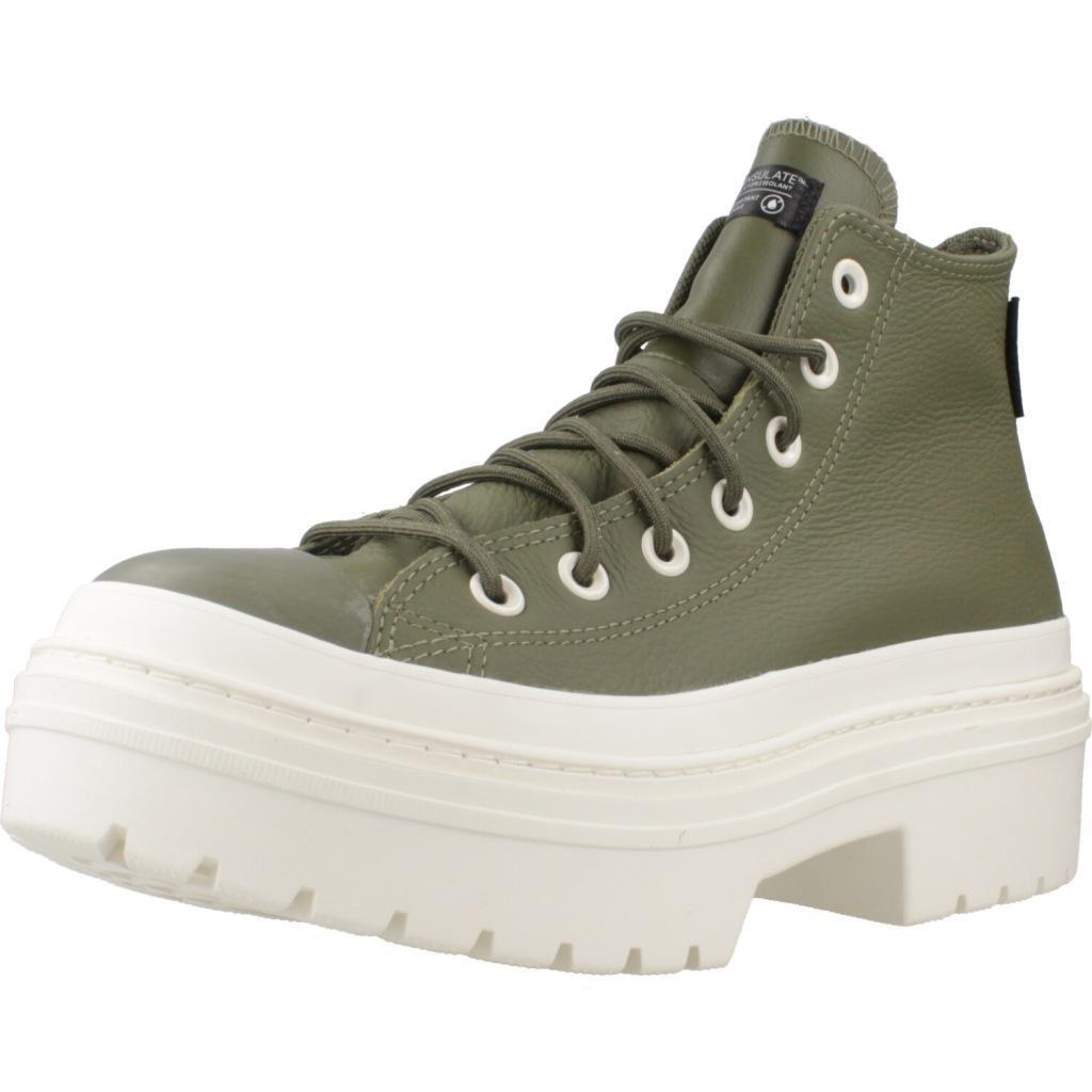 Buty CONVERSE CHUCK TAYLOR ALL STAR LUGGED HEEL PLATFORM WATERPROOF Zielony