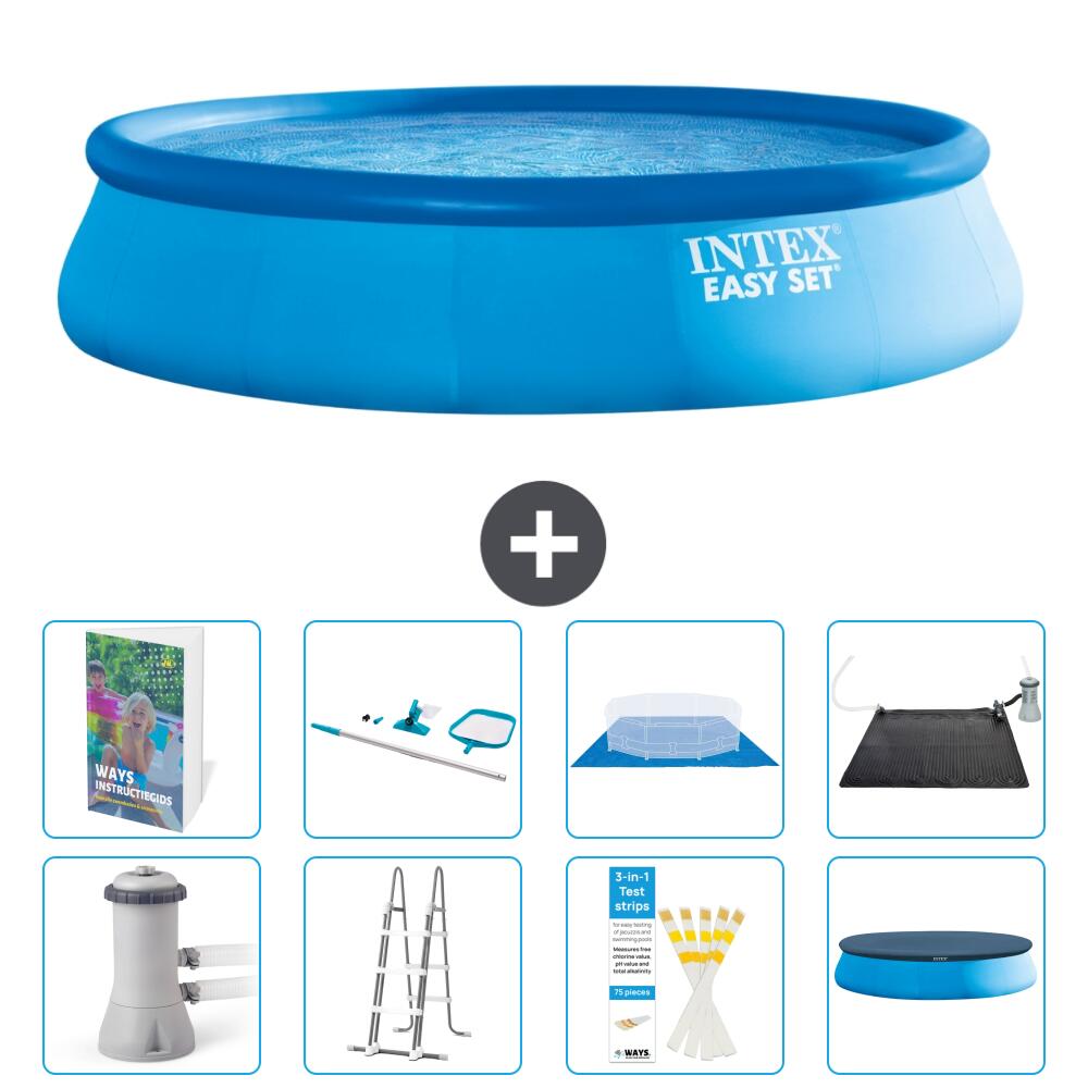 INTEX Basen Easy Set Okrągły - 457x107 cm - 9-częściowy S583