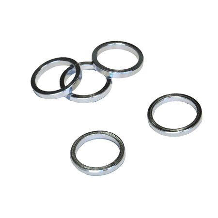 VWP dystans steru aluminium 5mm 1 1/8 srebrny 5 szt.