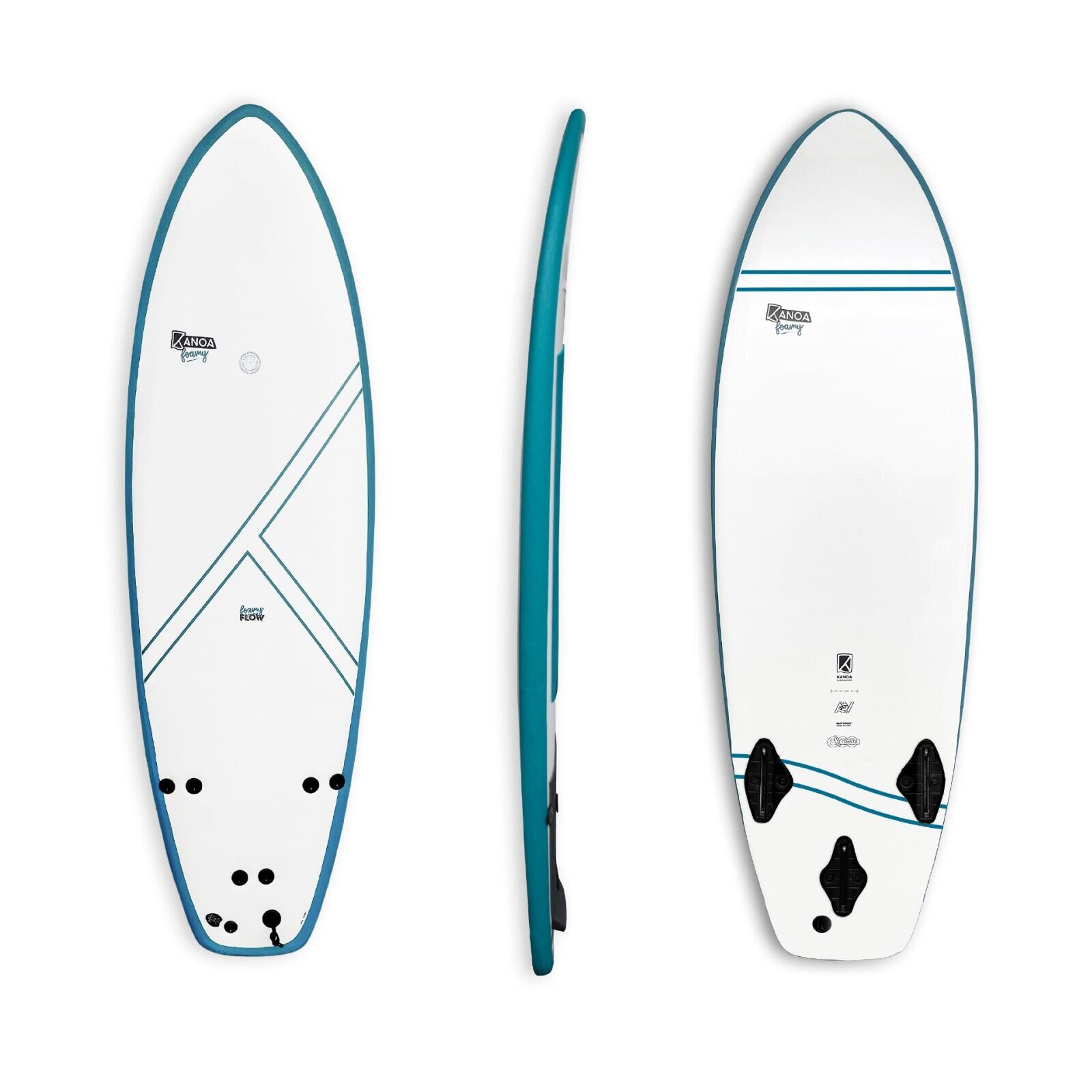 Foamy FLOW X - FUTURES - 5’5 deska do surfingu rzecznego typu soft-top