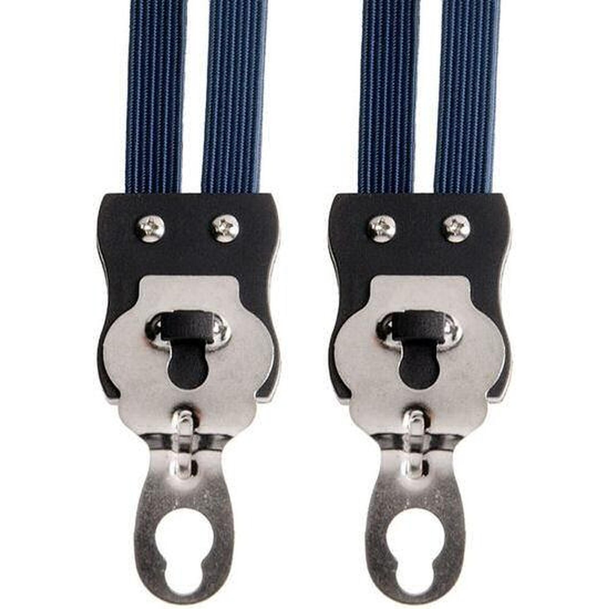 Pasek Do Bagażu Trio Krótki Z 3 Wiązaniami - Granatowy