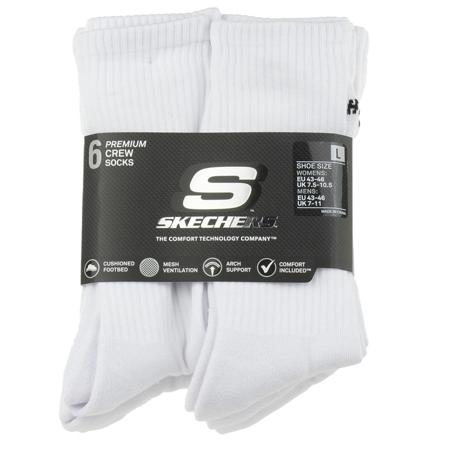 Skarpetki sportowe dla dorosłych 6pk Core Crew LG Socks
