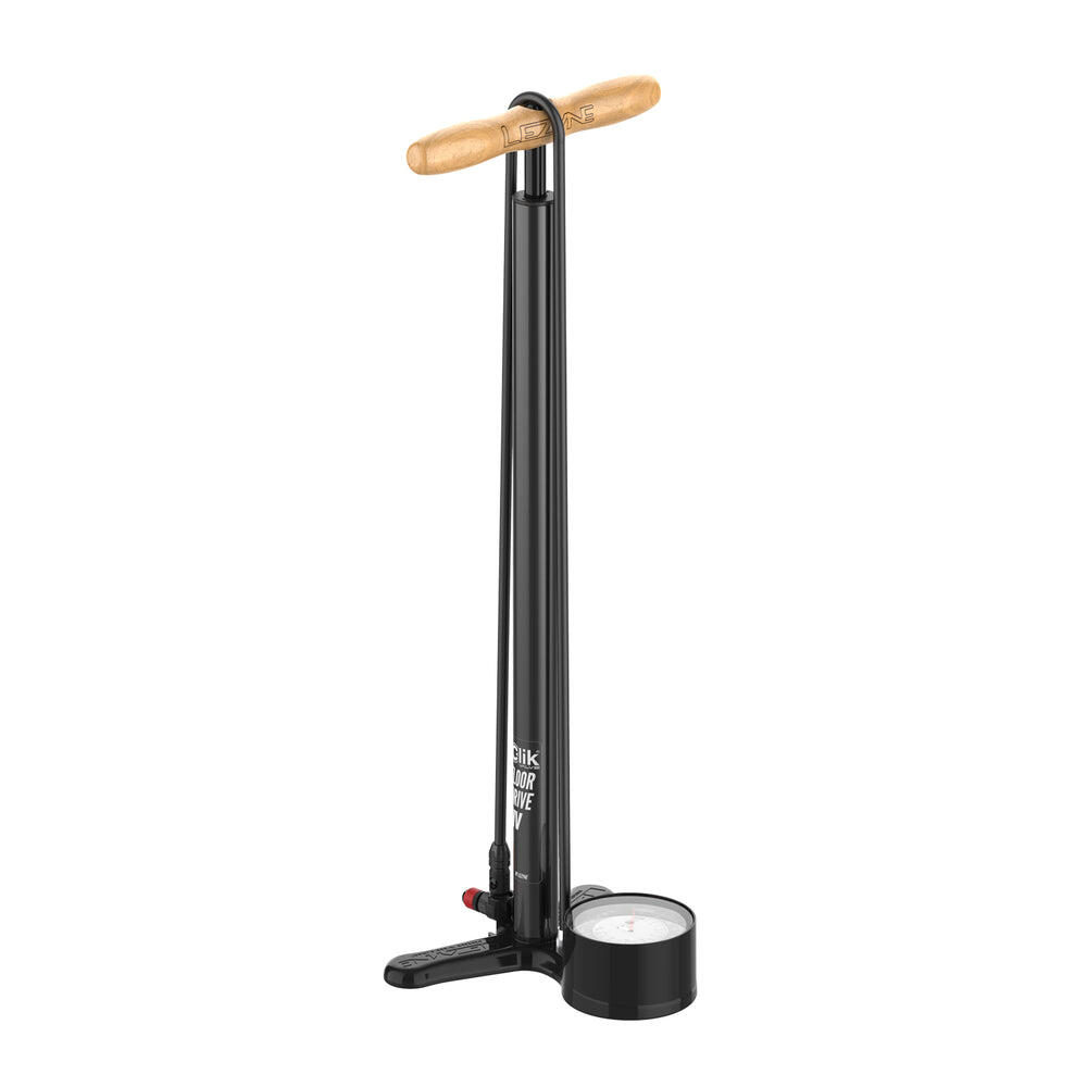 Lezyne Floor Drive Steel HV Clik™ 63,5 cm - Black-matt