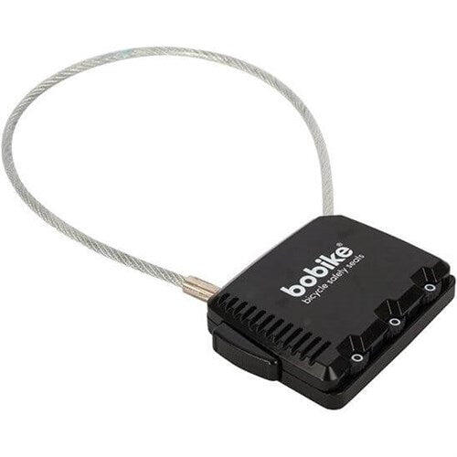 Zamek szyfrowy Bobike Mini z linką, czarny, 20 cm