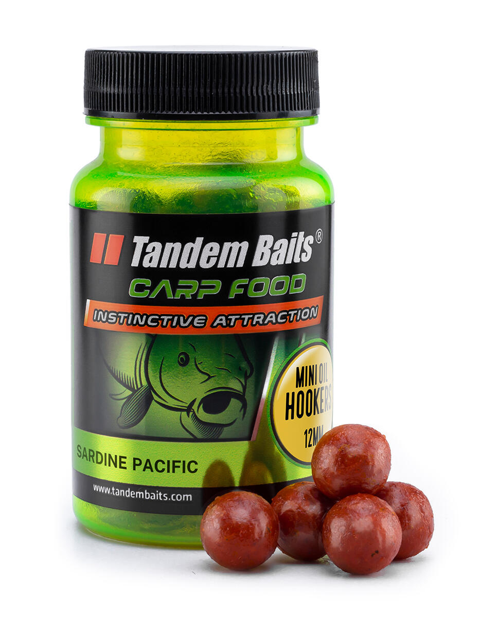 Mini kulki haczykowe Carp Food Oil Hookers 12mm/50g Sardynka Pacyficzna
