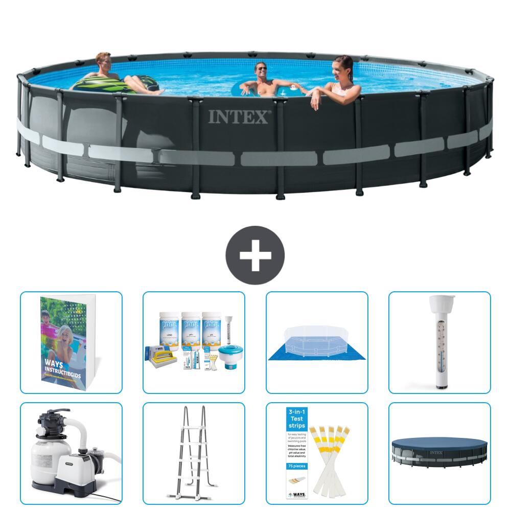 INTEX Basen Ultra XTR Okrągły - 610x122 cm - 9-częściowy S574