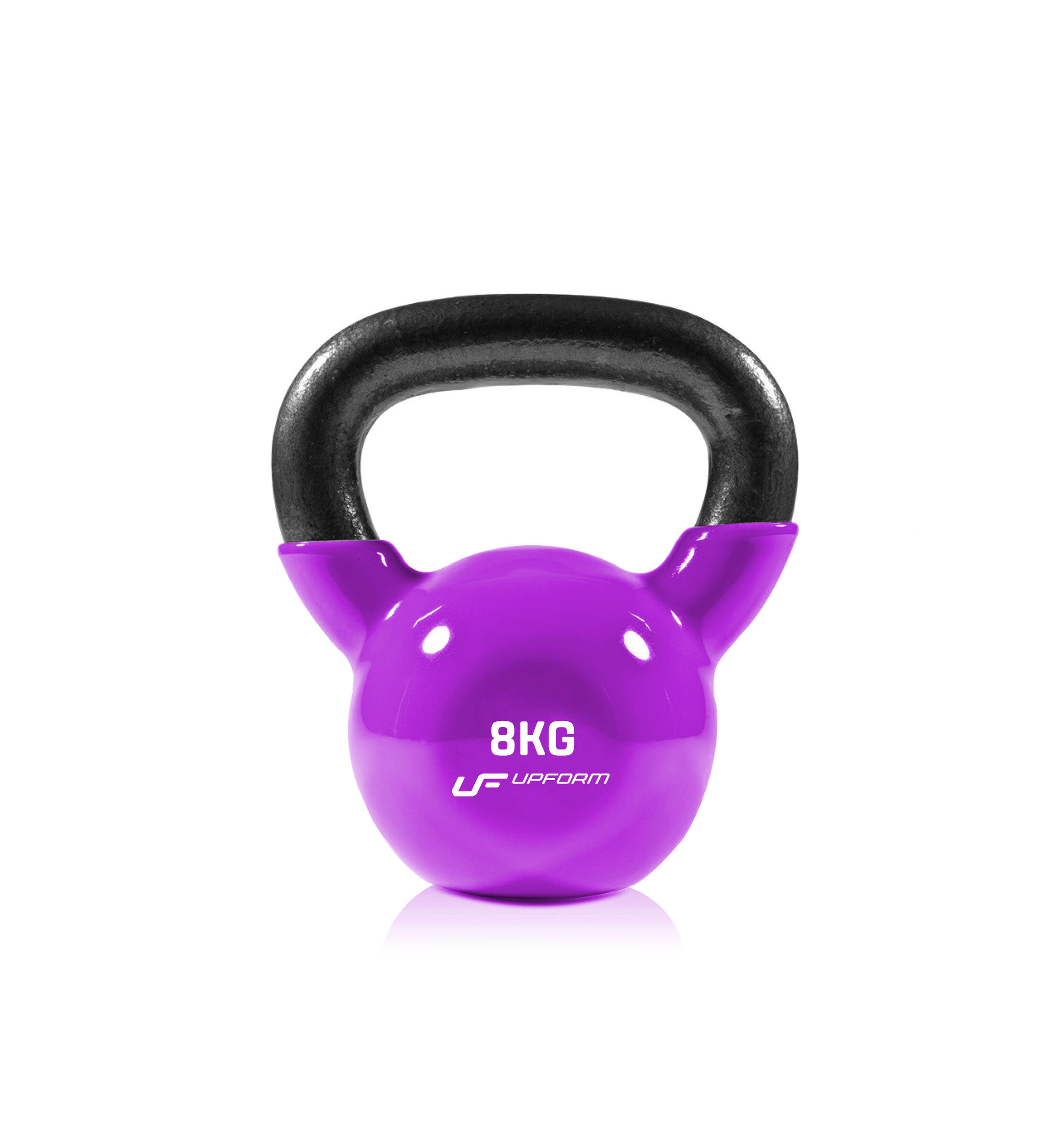 Hantla winylowa żeliwna Kettlebell 8 kg UpForm