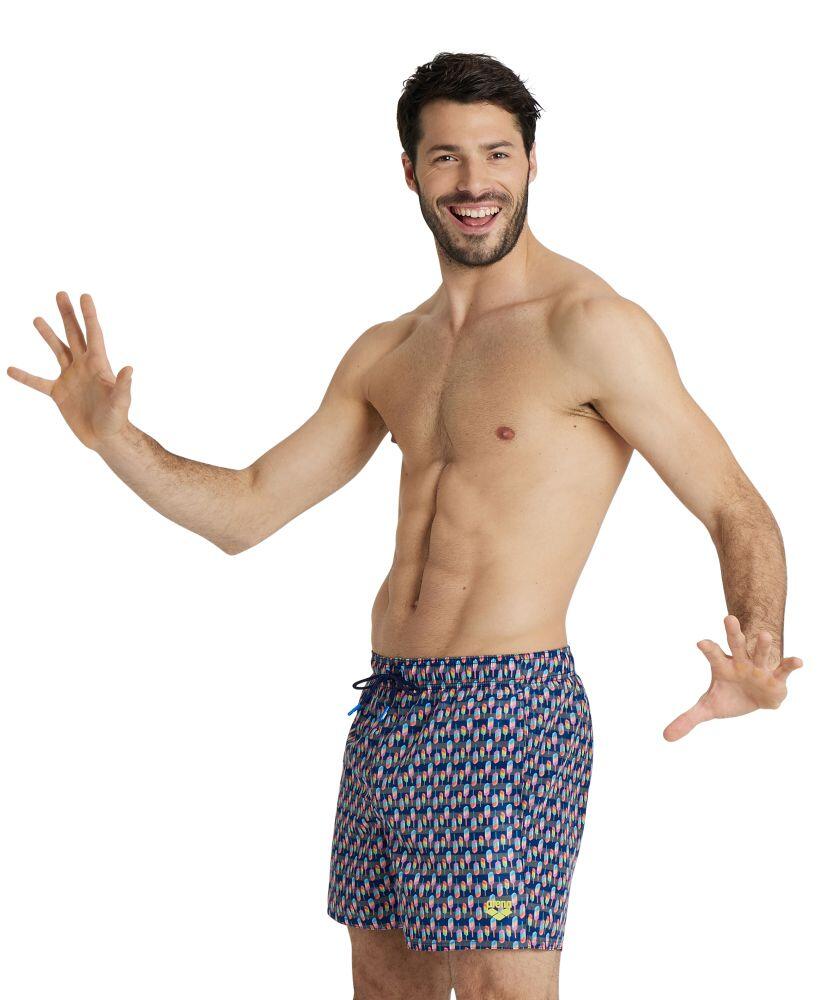 Spodenki kąpielowe męskie szorty kąpielówki na basen plażę Arena Printed