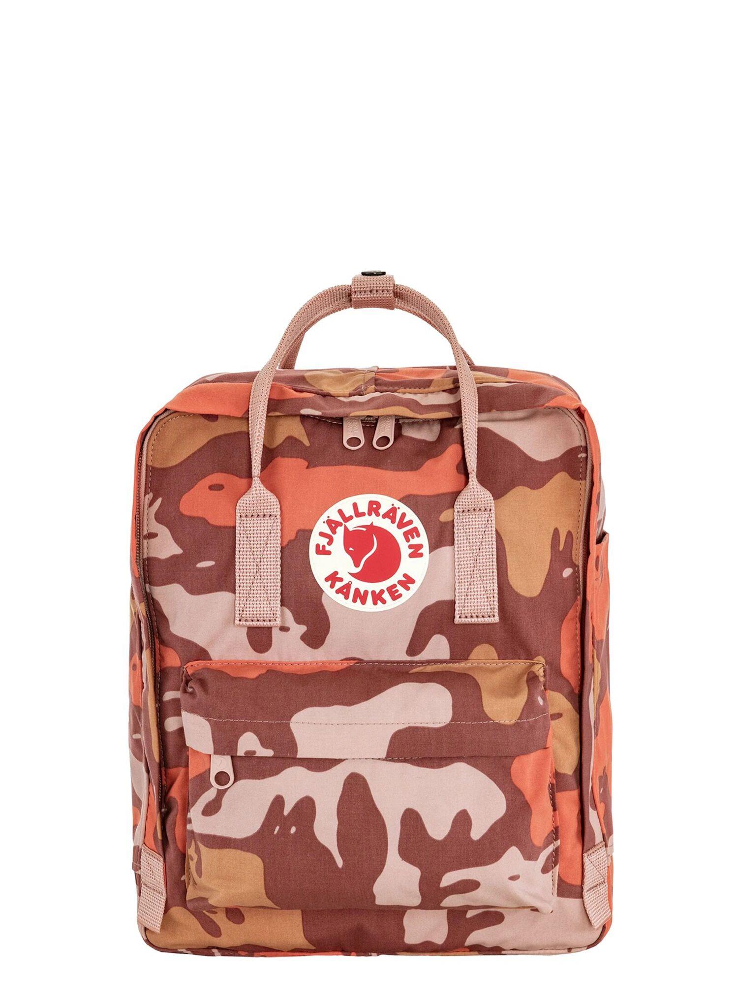 Plecak miejski Fjallraven Kanken Graphics - chalkrose/hidden animals