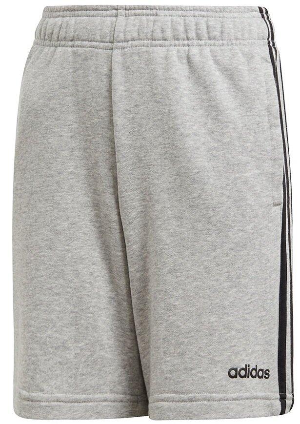 Spodenki dla dzieci adidas Essentials 3 Stripes Knit Short szare DV1797