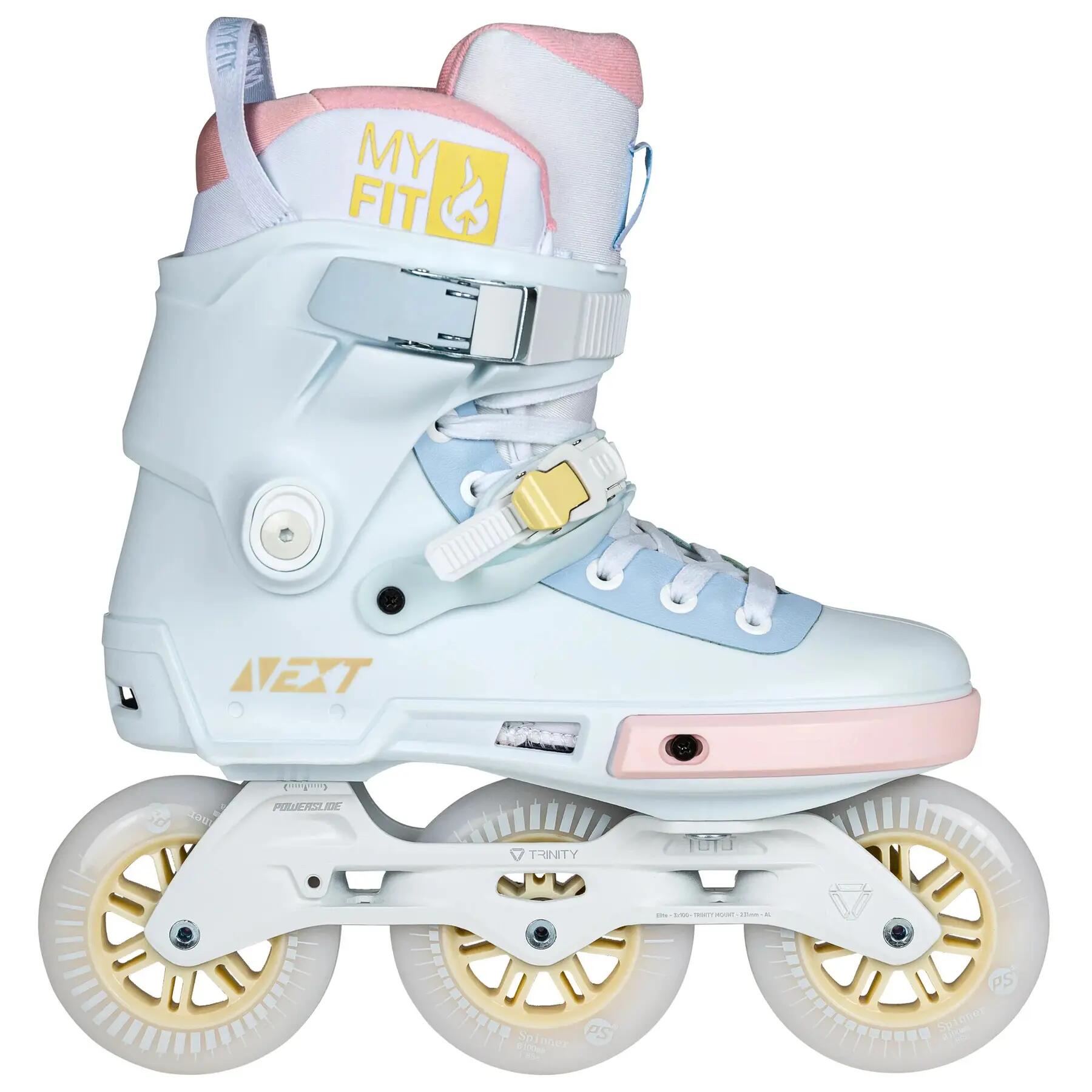 Buty do jazdy na rolkach damskie Powerslide Next Pastel 100