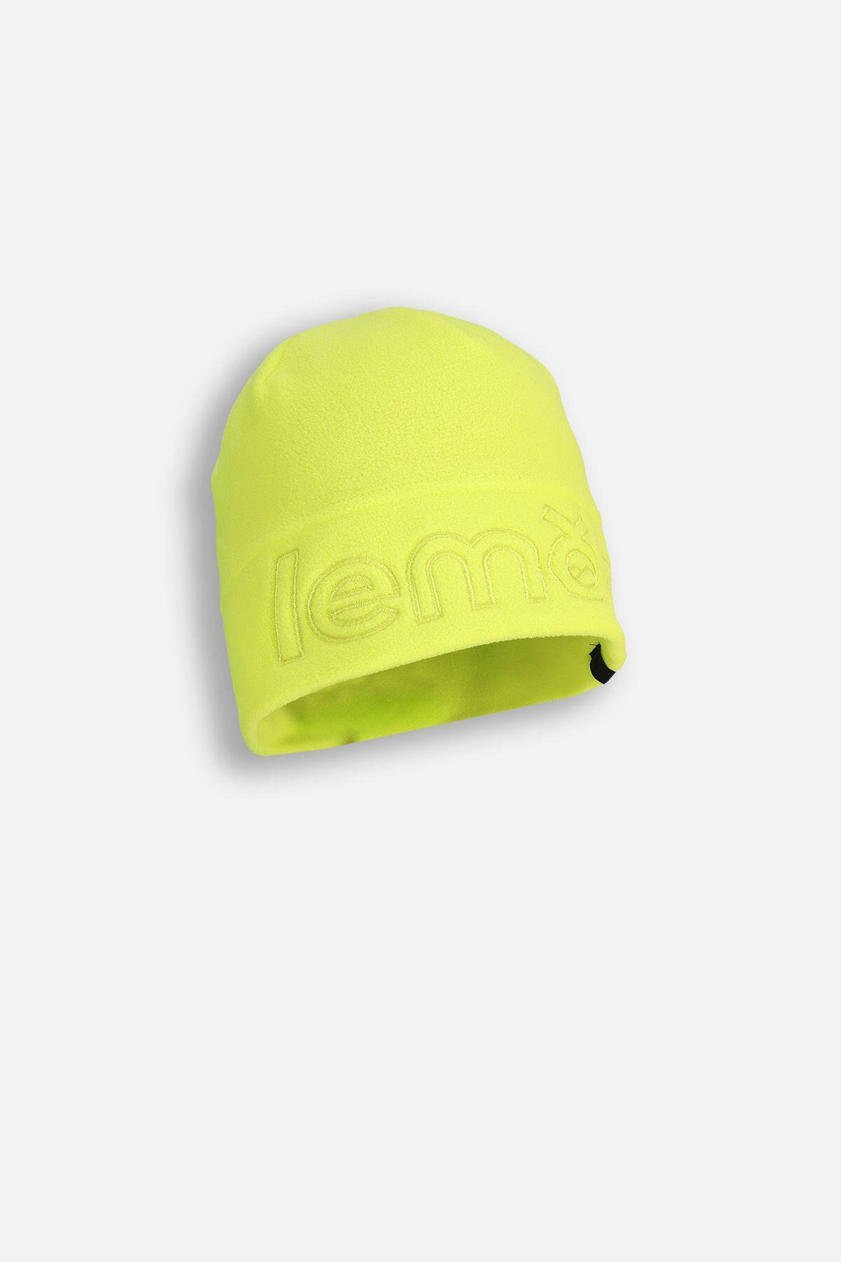 Czapka zimowa narciarska dla dzieci polar Lemon Explore ZL5 żółta