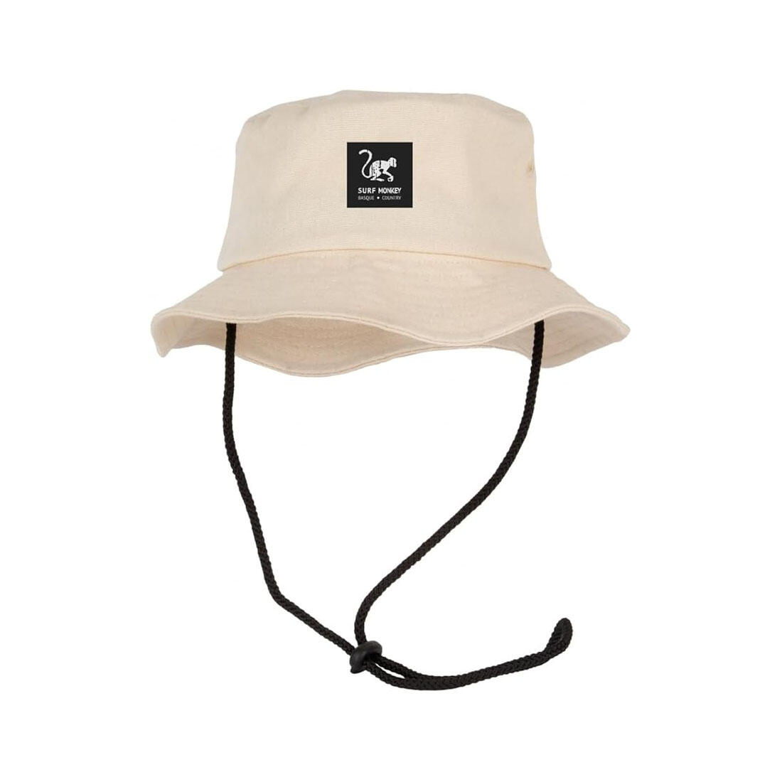 Kapelusz trekkingowy z sznurkiem – bawełna – L/XL (Piasek)