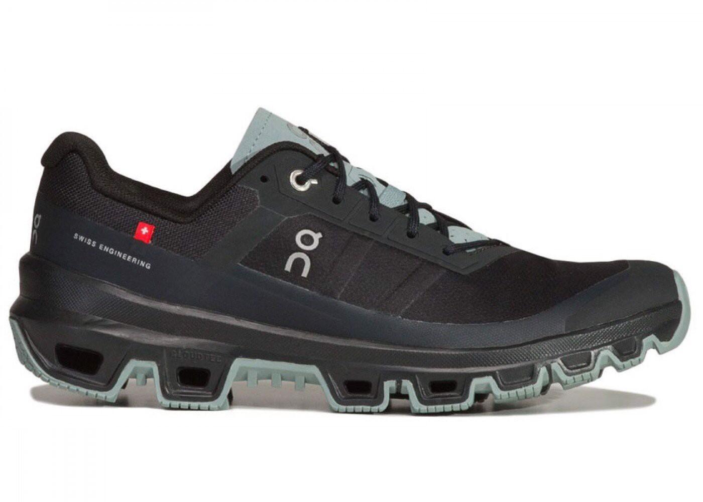 Buty do biegania damskie On Running Cloudventure Czarne