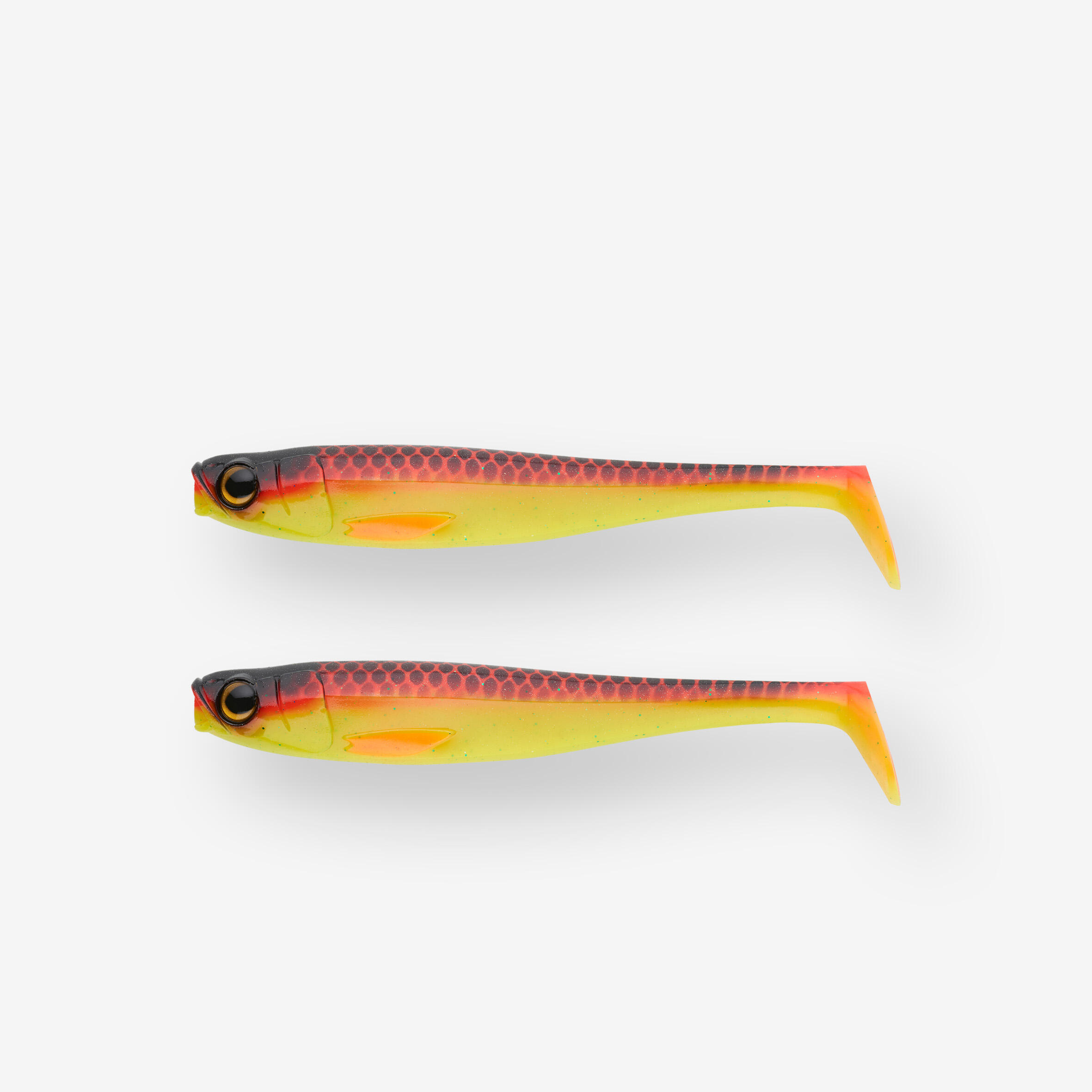 Miękka przynęta szczupakowa Shad Rogen 160 pomarańczowa X2