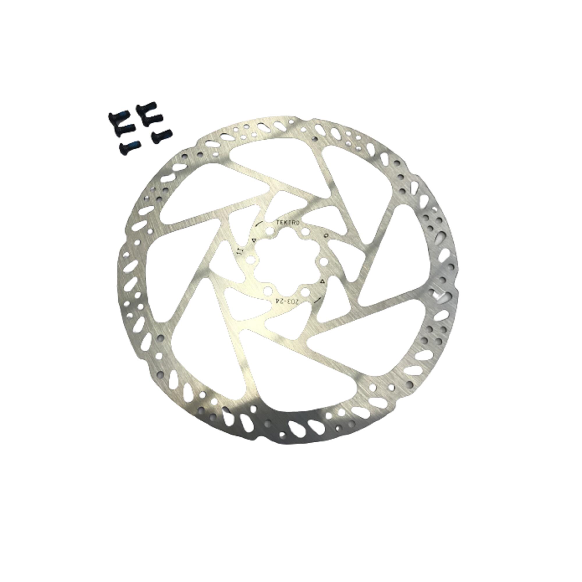 Tarcza do hamulca rowerowego Tektro TK203 203 mm na 6 otworów