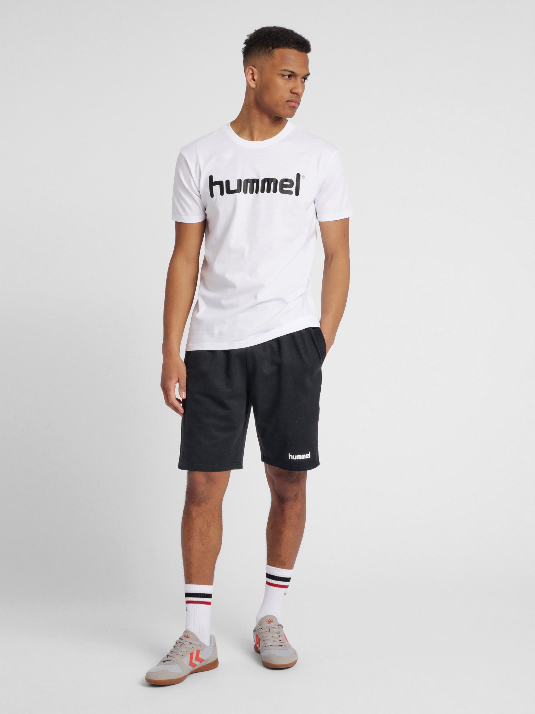 Koszulka sportowa z krótkim rękawem męska Hummel Cotton Logo