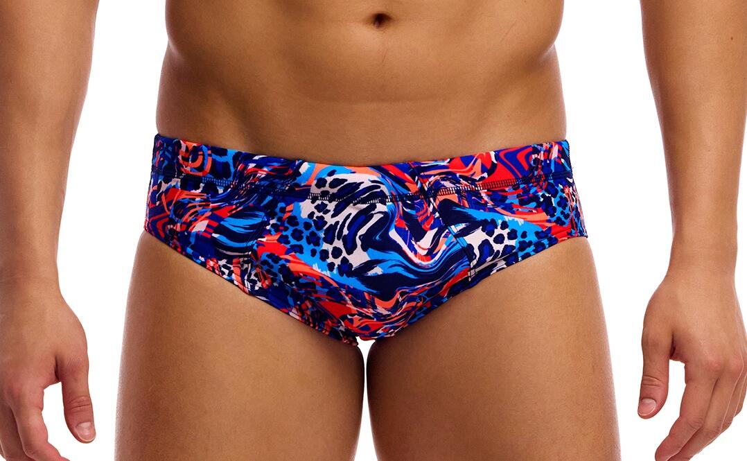 Kąpielówki męskie Funky Trunks Mad Cat - slipy
