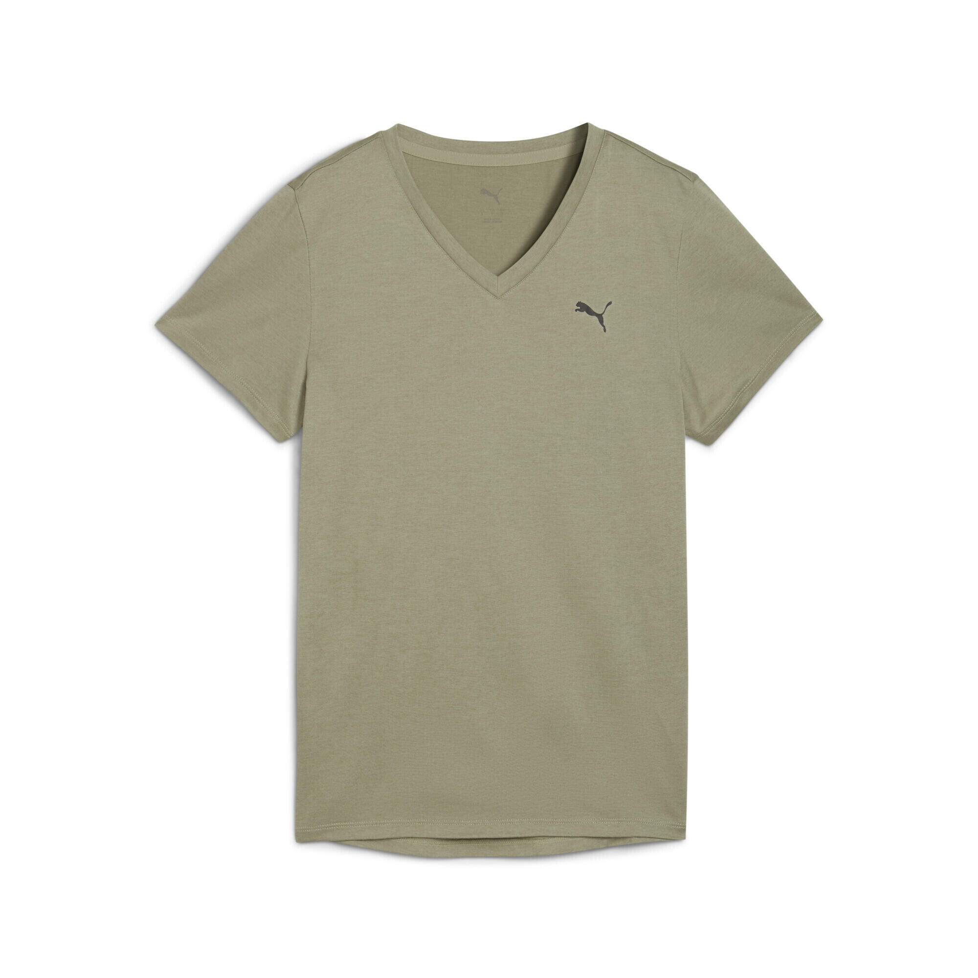Damska koszulka TAD ESSENTIALS z dekoltem w serek PUMA