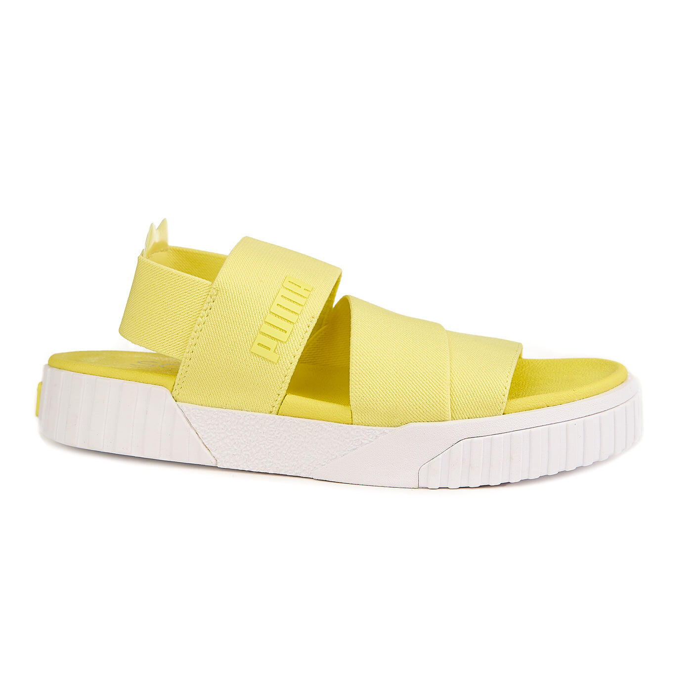 Sandały Puma Cali neonowo-żółte