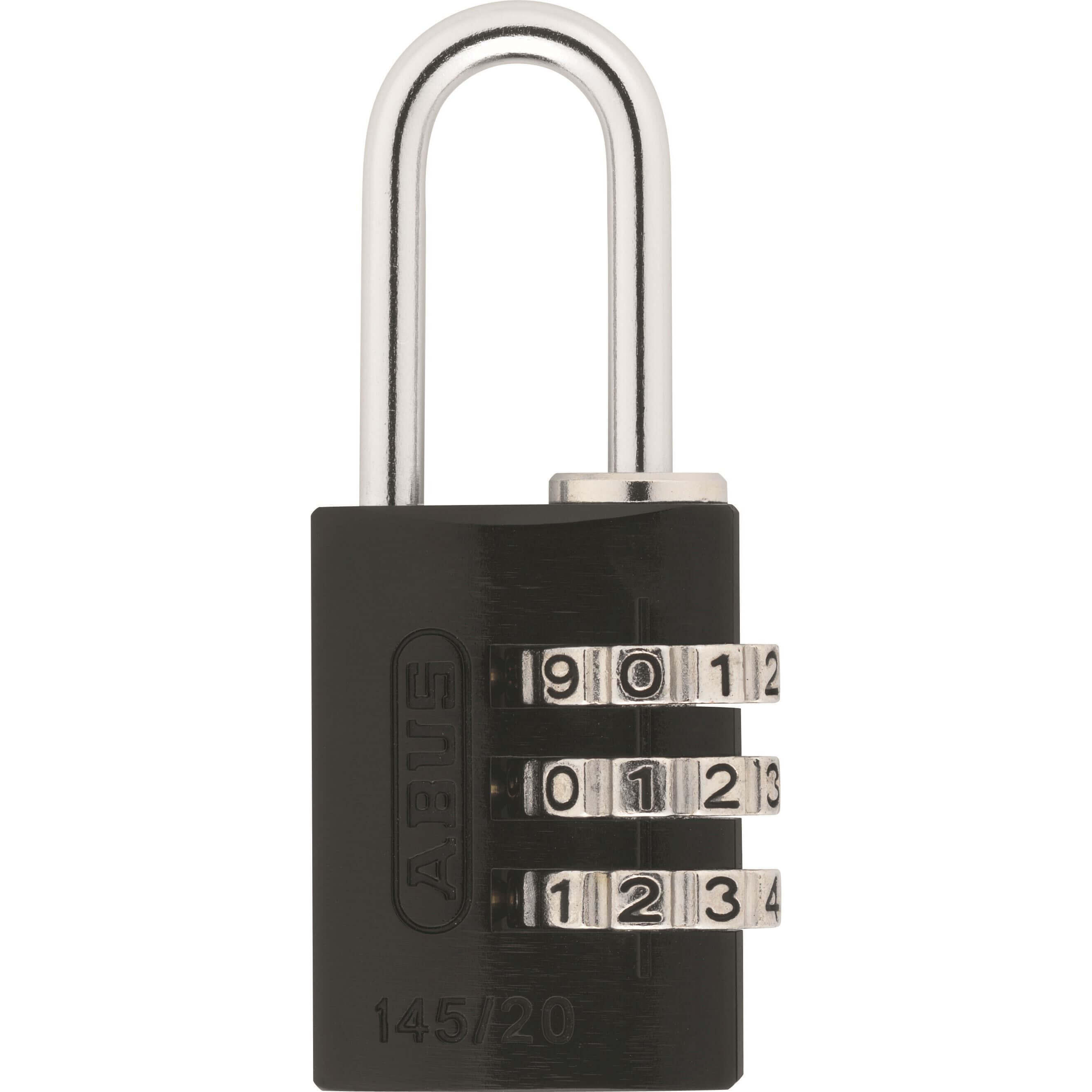 Zamek szyfrowy Abus 145/20, 5 cm, czarny