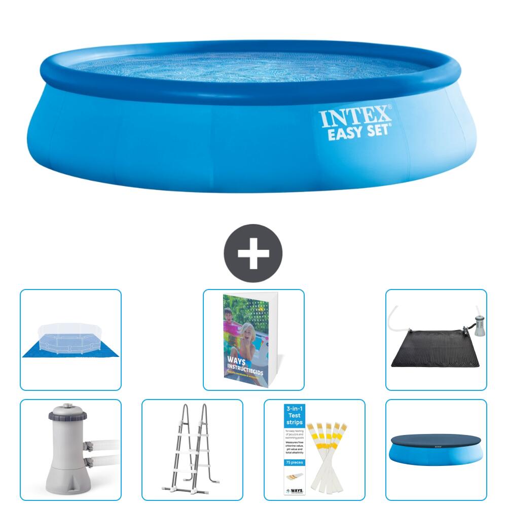 INTEX Basen Easy Set Okrągły - 457x107 cm - 8-częściowy S562