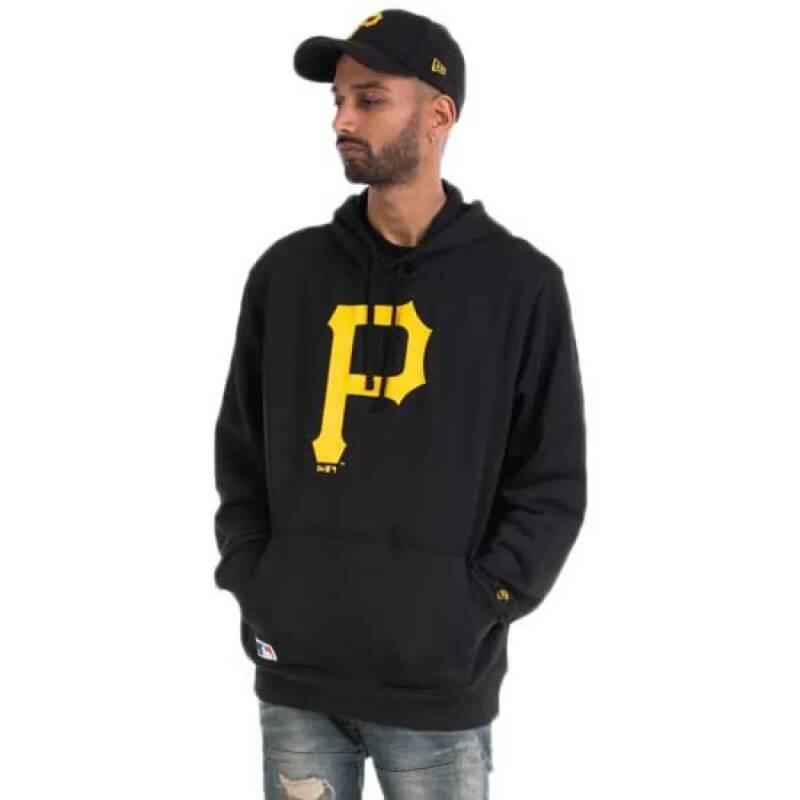 Sweat à capuche MLB Pittsburgh Pirates New Era Noir