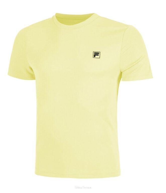 Koszulka tenisowa Fila T-shirt Tristan żółta L