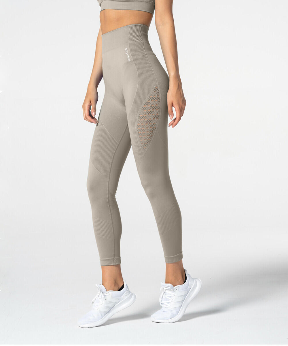 Legginsy bezszwowe Phase latte