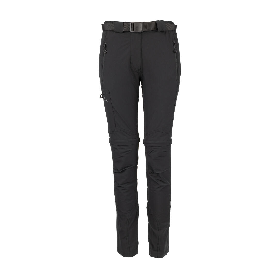 Spodnie trekkingowe damskie Bergson Snasa zipp-off BL