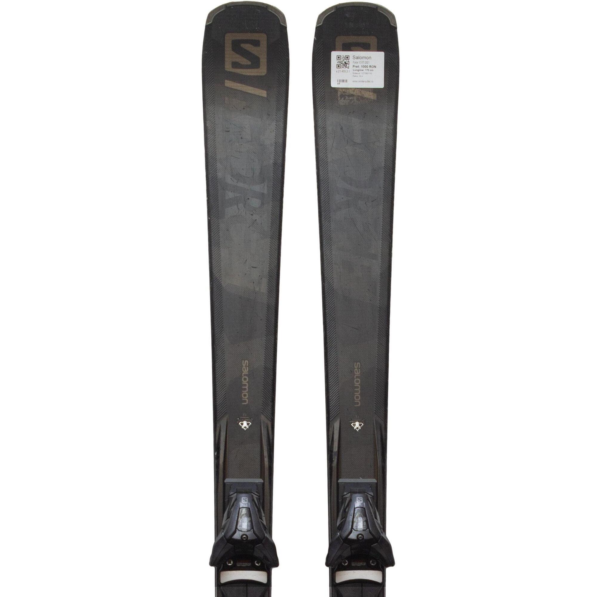 Second Life- Narty SALOMON Force 10 XTI 2021  156 cm- Stan bardzo dobry