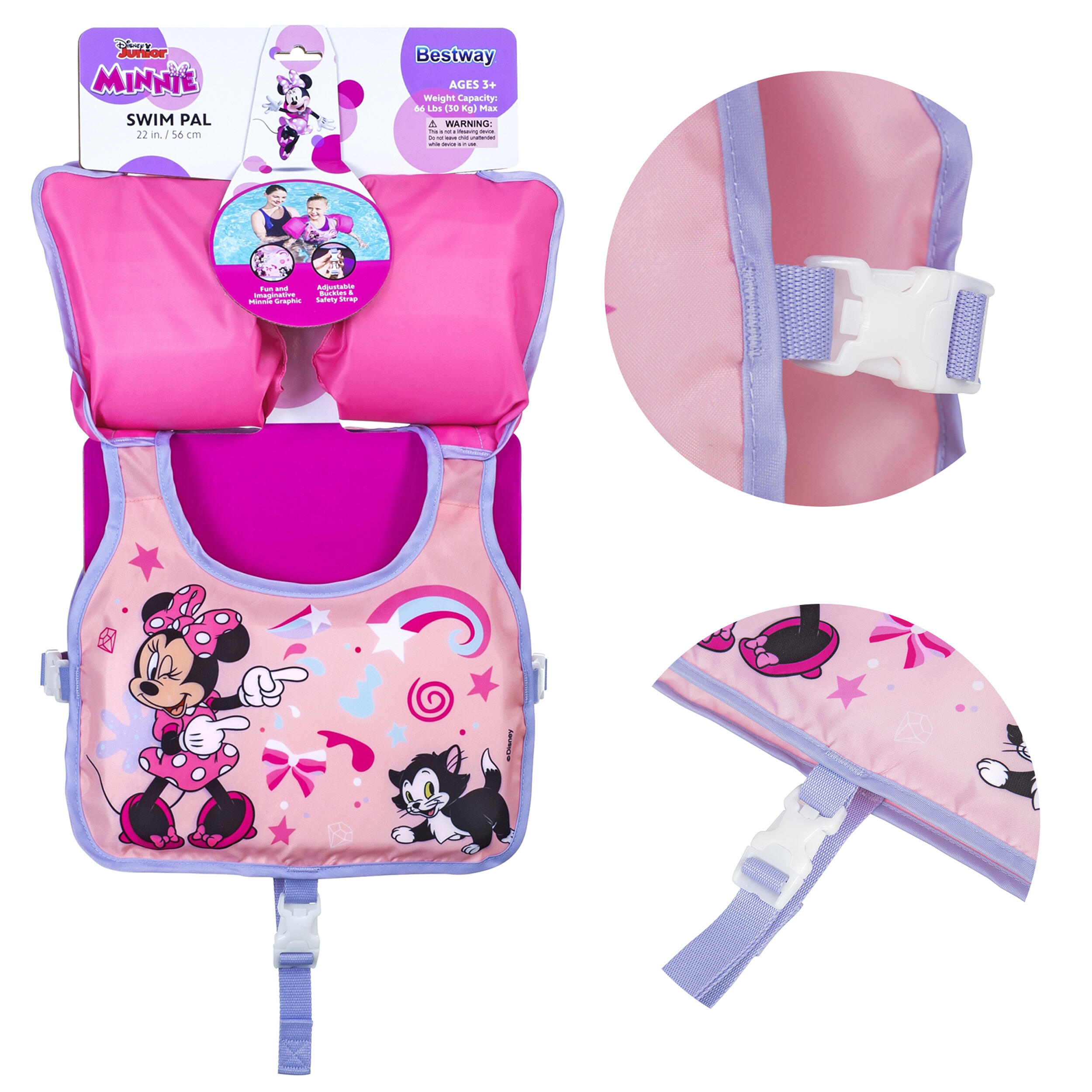 Kamizelka do pływania dla najmłodszych Minnie Bestway 9101A