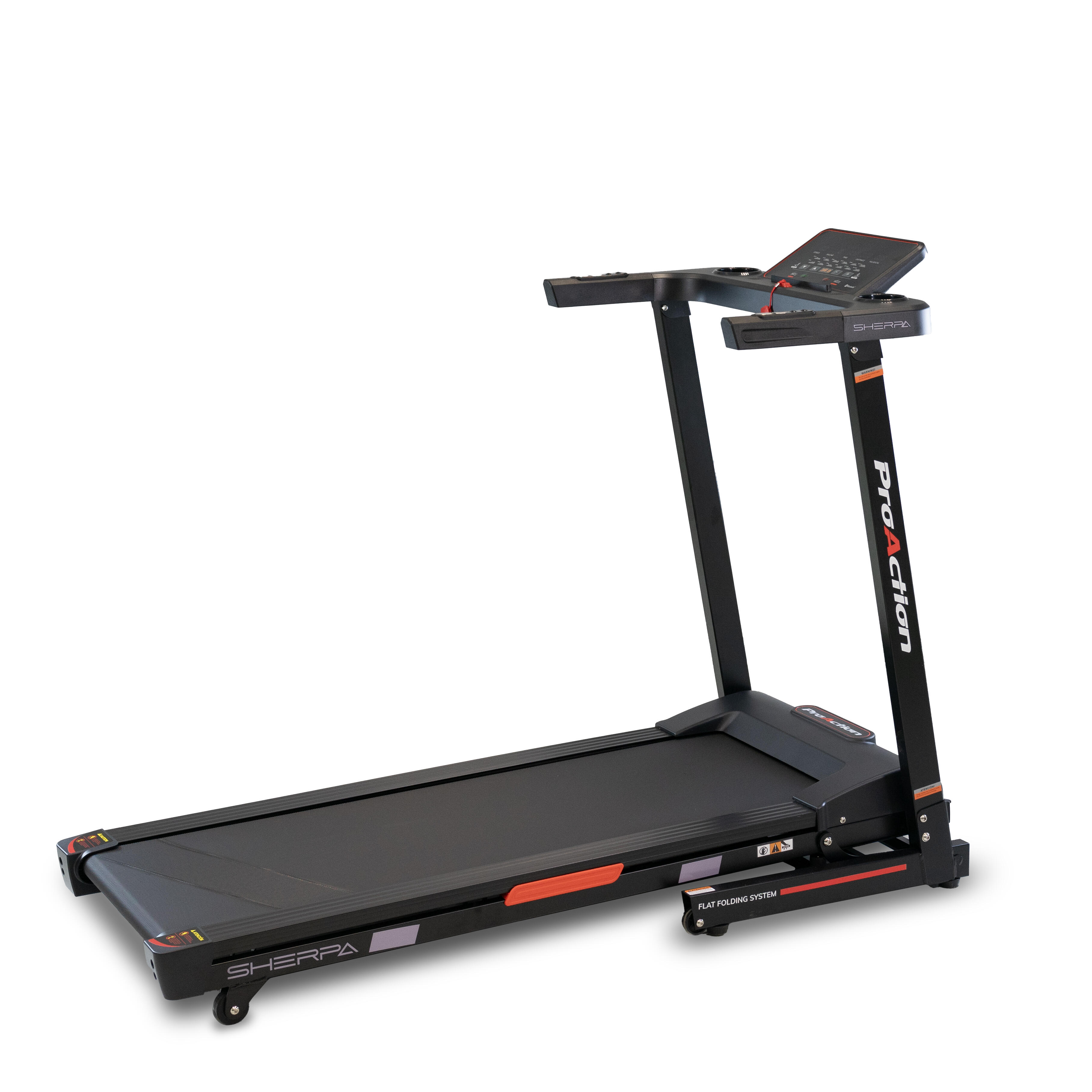 Bieżnia kompaktowa domowa BH Fitness Sherpa Run, składana, pas 120×42 cm