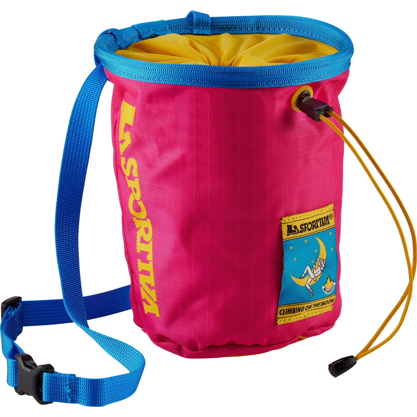 Woreczek na magnezję La Sportiva Granite Chalk Bag COTM - fucsia/yellow