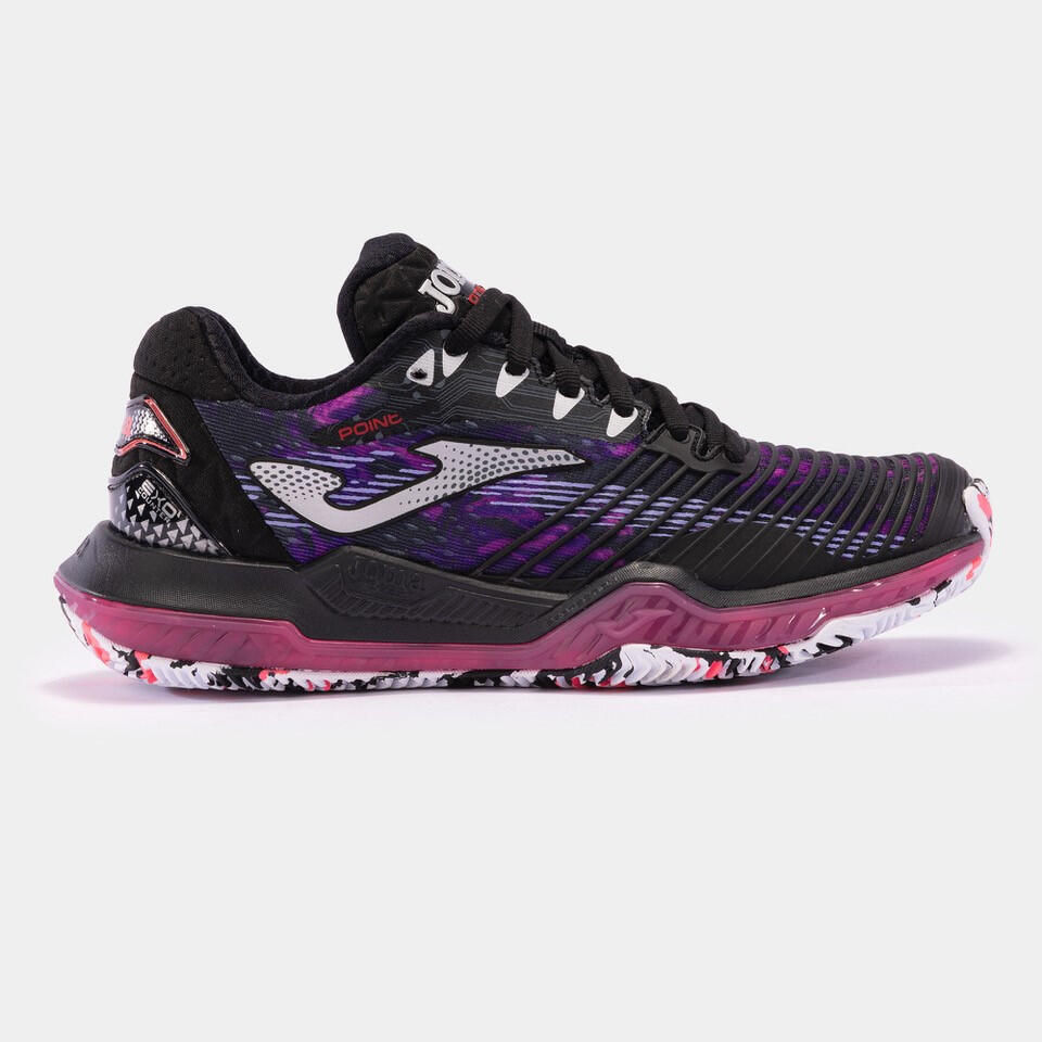 Buty tenisowe damskie Joma Point Lady Clay black/fuchsia 41