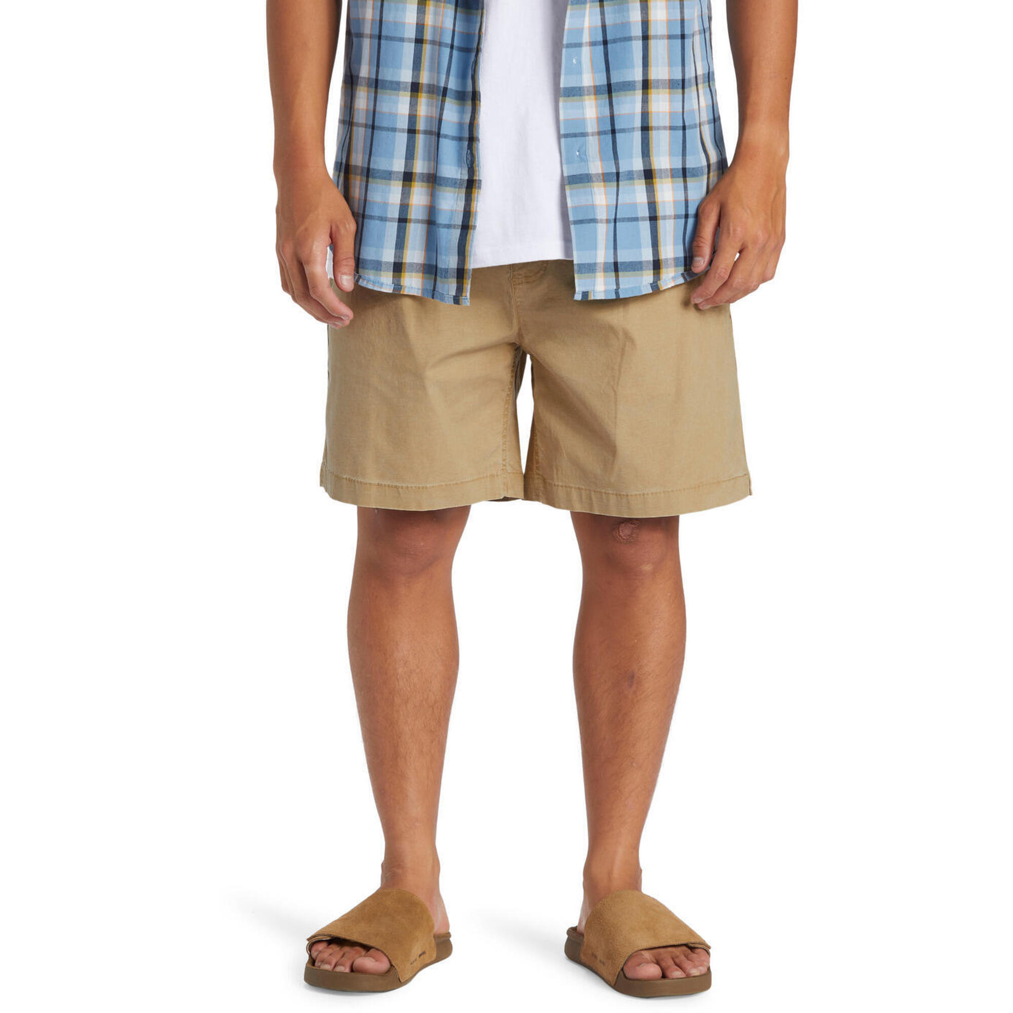 Szorty spacerowe dla Mężczyzn TAXER Brązowy